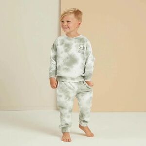 Rylee + Cru Aqua Tie Dye Set 4T-5T